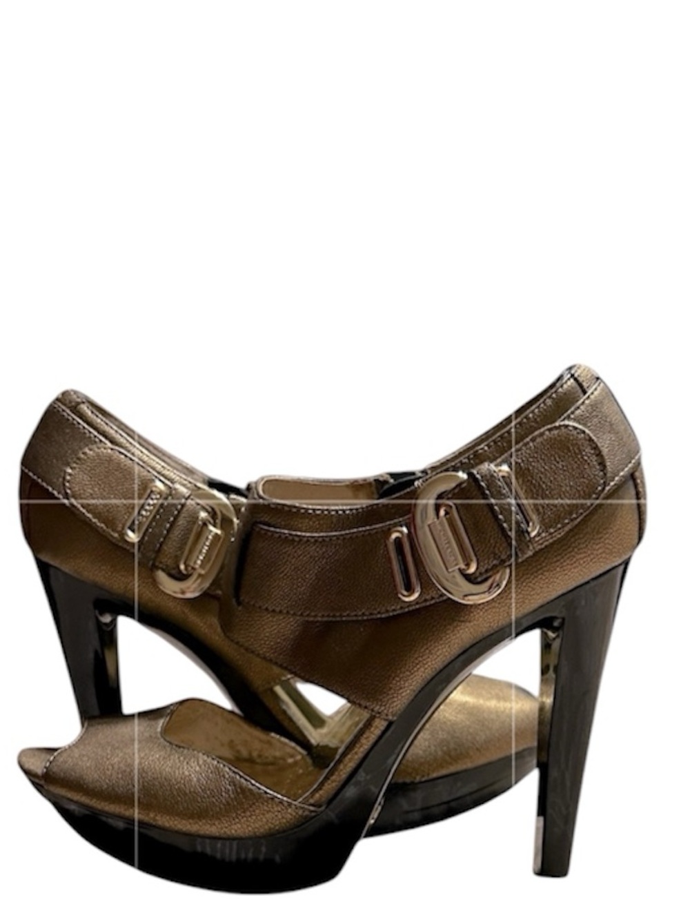 Michael Kors Bronze Gold Metallic High Heels